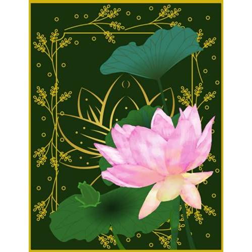 Notebook "Pink Lotus Reflections": 100 College Ruled Pages