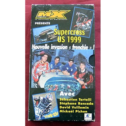Rare. Collector. Mx Supercross Us 1999. Vhs. Nouvelle Invasion Frenchie.
