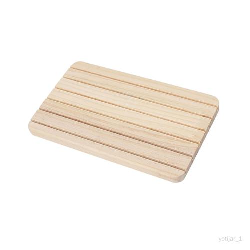 Yotijar Support D'organisateur De Grande Capacité De Présentoir De Boucle D'oreille En Bois Avec La Cannelure Pour Des Expositions 27cmx17cm