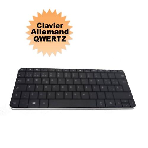 Clavier PC Microsoft Wedge Mobile 1521 QWERTZ Allemand Bluetooth Noir NEUF