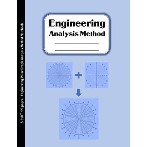 Engineering Polar Graph Analysis Method Notebook: Analysis Method For Engineers, Math & Science | Vibration Analysis, Algebra & Trigonometry | 1-5-15-30 Degree Angles With Pi Radians Chart