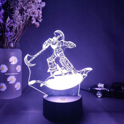 Veilleuse Ufo Robot Goldorak Lampe 3d Chariot Tv