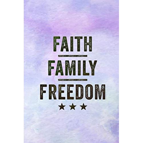 Hexagonal Graph Paper - American Patriotic Culture Quote Faith Family Freedom