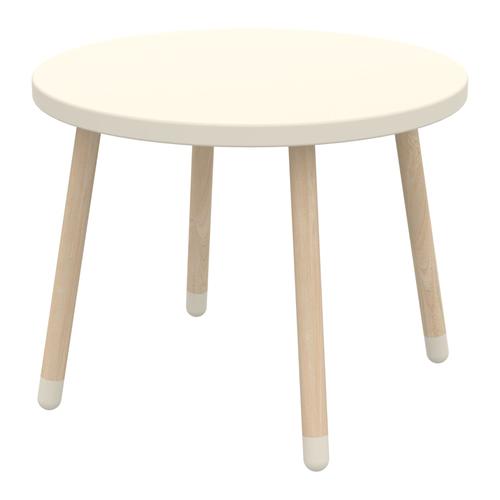 Table Ronde En Bois Fsc Crème