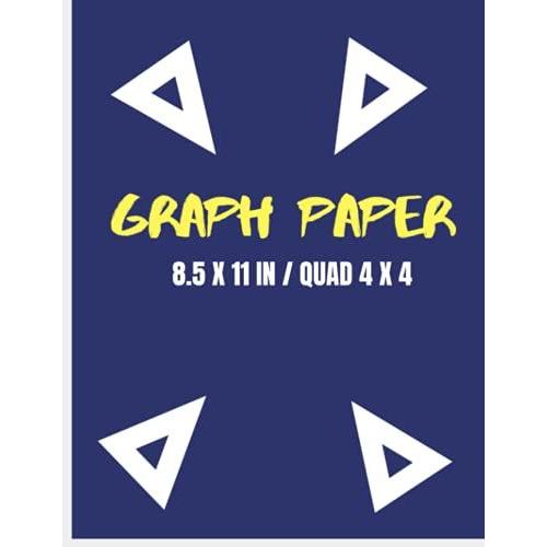 Graph Paper: 8.5 X11 In: Quad 4x4