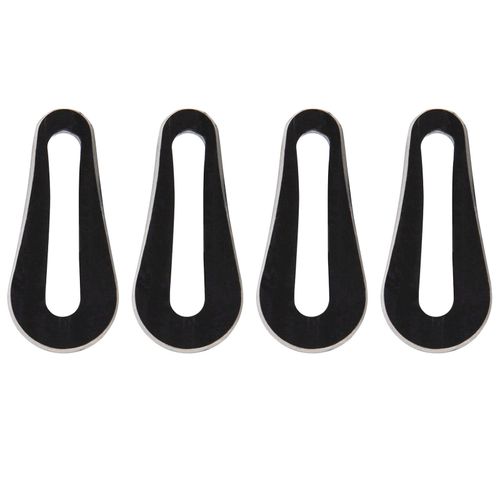 Coussretours D'étanchéité D'amortissement De Serrure De Porte De Voiture,Amortisseur,Amortisseur Silencieux,Accessoires De Remplacement,Renault Megane 2,Renault Megane 3,Renault - Type 4pcs-Black