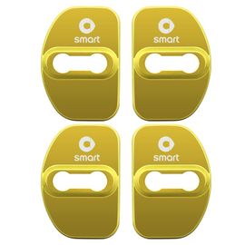 Décoration De Serrure De Porte De Voiture,Couvercle De Protection,Étui Emblème Pour Smart Fortwo Forfour453 451,Accessoires De Style De Voiture - Type Or