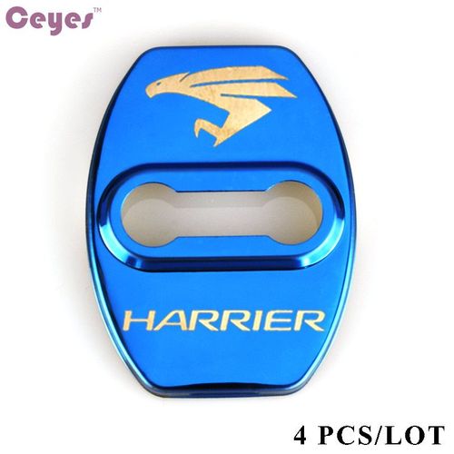 Ceyes-Décoration De Serrure De Porte De Style De Voiture,Couvercle De Protection,Étui D'emblèmes Pour Toyota,Harrier,Lexus,Cortrustcamry,Avensis - Type For Style 2 Blue