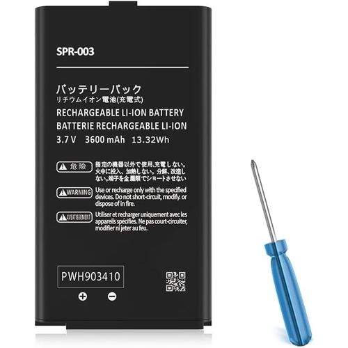 Spr-003 Batterie Pour Nintendo 3ds Xl New 3ds Xl Ll Console De Jeu, Batterie De Remplacement Haute Capacité 3600mah Pour Nintendo Switch Console De Jeu Spr-003 Batterie Avec Kit D'outils De Répa