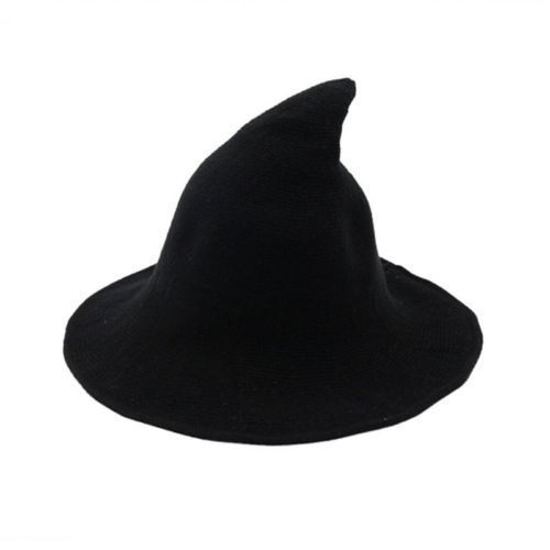 Casquettes Pointues En Laine Pour Femmes,Chapeaux De Sorcière Modernes,Accessoires De Olympiques D'halloween,Fête Et Club,6 Couleurs,Haute Qualité