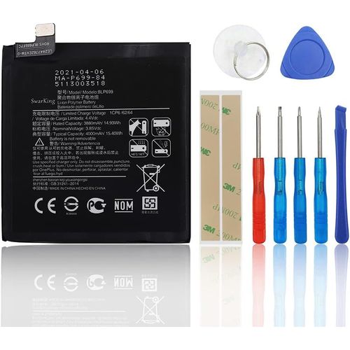 Batterie De Rechange Compatible Avec Oneplus 7 Pro Gm1911 Gm1913 Gm1917 Gm1910 Gm1915 Blp699 Avec Kit D'outils