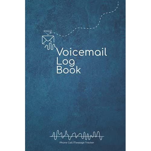 Voicemail Log Book: Phone Call Message/ Telephone Memo Log / Voice Massage Log Book - Cute Cover Design | 800+ Telephone Log Space | Volume 1 - 800-Message Book (4416) Adams