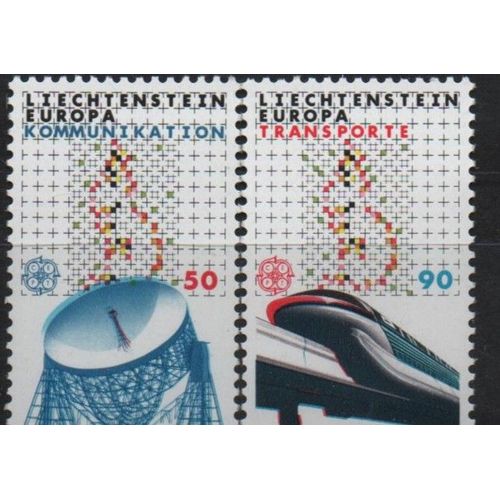 Liechtenstein Timbres Europa 1988