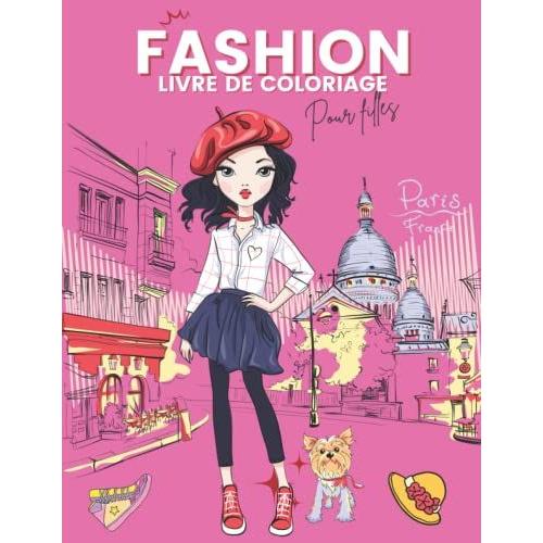 Mode livre de coloriage - 50 dessins de top model feminin a colorier pour  fille - 2322482307 - Livres mode
