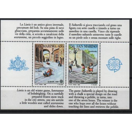 Saint-Marin Timbres Europa 1989