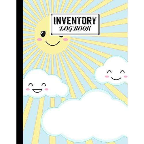 Inventory Log Book: Clouds Cover Inventory List Notebook, Large Inventory Log Book - 120 Pages, Size 8.5" X 11" For Business And Home By Hilmar Walter