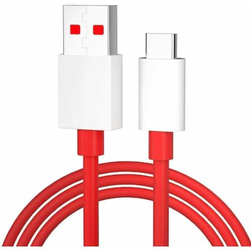 Original Câble Chargeur Data Cordon Fil d'Alimentation Rouge Charge Recharge Rapide 4A Max USB-A vers Type-C Pour OnePlus One Plus One+ Two 2 Three 3 3T 5 5T 6 6T 7T 8 8T 9 Pro N100 N10 Nord 2 5G 