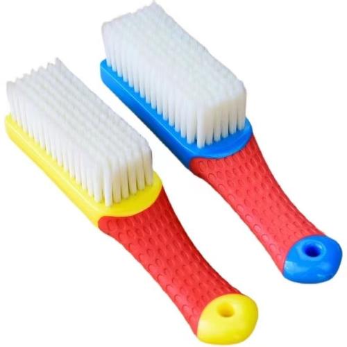 Brosse à chaussures 2pcs avec poignée, outil de nettoyage multifonctionnel