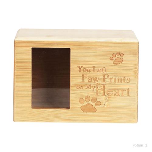 Yotijar Urne Pour Animaux De Compagnie Pour Chiens, Chats, Cendres, Cercueil Cinéraire, Boîte En Bois, Commémoration Des Funérailles, Boîte À Mémoire, B