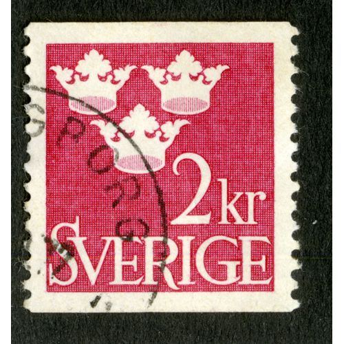 Timbre Oblitéré Sverige, 2 Kr