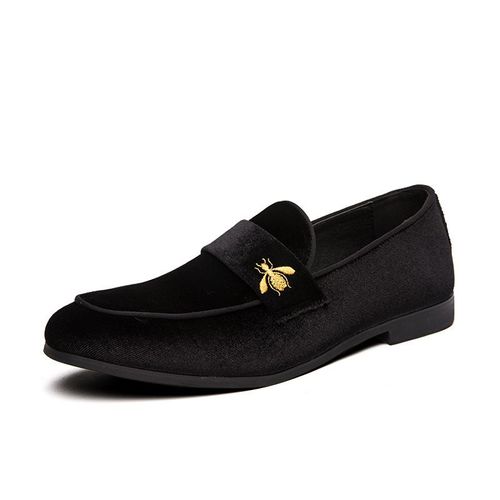 Chaussures Mocassins De Luxe En Daim Pour Hommeschaussures En Cuir Verni Enfilergrande Taille 12pour Boîte De Nuitfête