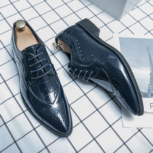 Chaussures Robe En Cuir Oxford Pour Hommeschaussures De Luxemocassins Respirants Plateformechaussures Brogue