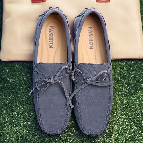 Mocassins En Daim Pour Hommes,Chaussures De Conduite À Pompon,Décontractées,Légères,Plates,Grande Taille 38-49