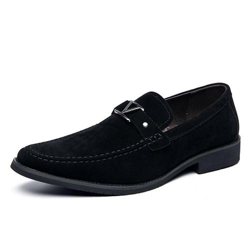 Chaussures De Bureau À Bout Pointu Pour Homme,Souliers De Mariage,Grande Taille 48 47,Noir Et Bleu