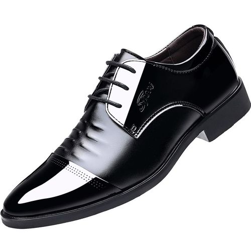 Oxford-Chaussures Provoqué En Cuir Verni Pour Hommes,Chaussures Formelles Pour Hommes,Beaux Hommes,Chaussures Parker Pointues Pour Mariage,Grande Taille 38-48