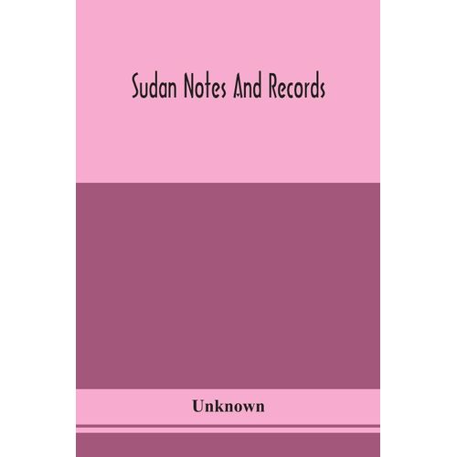 Sudan Notes And Records