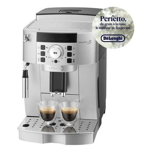 De'Longhi Magnifica S ECAM 22.140.SB - Machine à café automatique avec buse vapeur Cappuccino - 15 bar