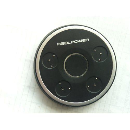 Realpower Pb-1500 - Batterie Externe - Li-Pol - 1500 Mah - 4 Connecteurs De Sortie - Sur Le Câble : Micro-Usb - Noir