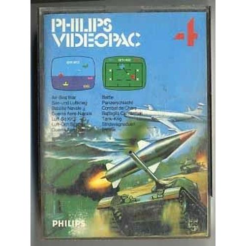 Jeu Philips Videopac 4 - Bataille Navale / Combat De Chars