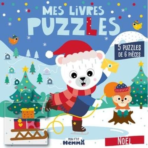 Mes Livres Puzzles Noël - 5 Puzzles De 6 Pièces