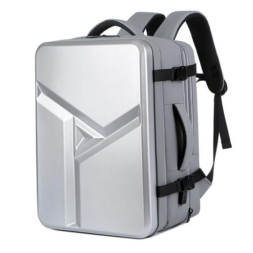 compatibles Sac à dos à coque rigide pour homme sac à dos d'affaires USB 6  000 sac d'ordinateur 17 pouces pour ordinateur portable sac de voyage ABS  grande capacité