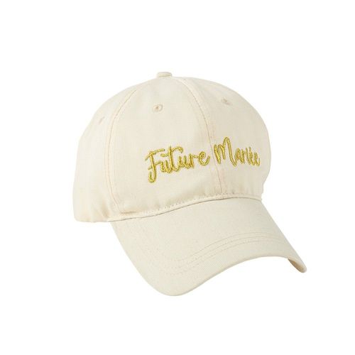 Casquette Polyester Crème Future Mariée Adulte