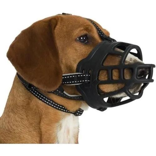 Taille 5 Snout 34-37cm Muselières Pour Chiens,Sécurité Respirante Réglable,Empêche De Mordre,Aboyer,Macher,Adapté Aux Grands