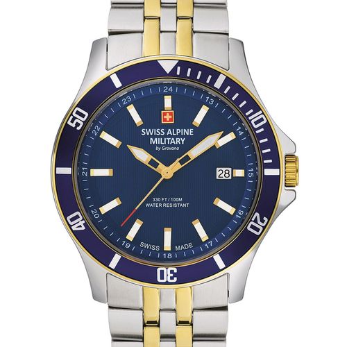 Mens Watch Swiss Alpine Military 7022.1145, Quartz, 42mm, 10atm