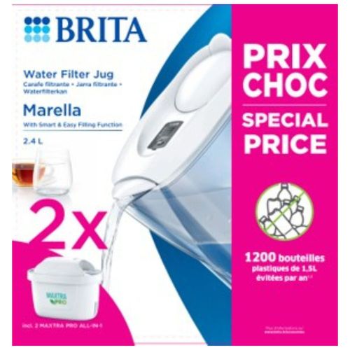 Carafe Filtrante Marella Blanche Maxtra Pro Brita