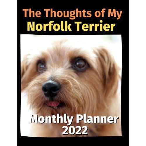 The Thoughts Of My Norfolk Terrier: Monthly Planner 2022