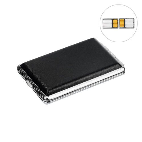 Étui à Cigarettes en cuir pour hommes et femmes,boîte à Cigarettes pour tenir 12/14/16/18/20,paquet de Cigarettes de poche - Type C-12