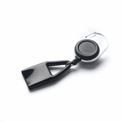Autocollant En Silicone Pour Briquet,Clip De Cachette De Sécurité,Porte-Clés Rétractable,Couverture De Support,Accessoires Pour Fumeurs - Type Black #B