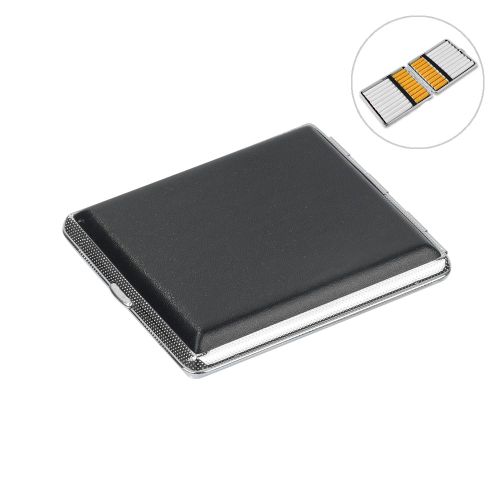 Étui à Cigarettes en cuir pour hommes et femmes,boîte à Cigarettes pour tenir 12/14/16/18/20,paquet de Cigarettes de poche - Type I-18