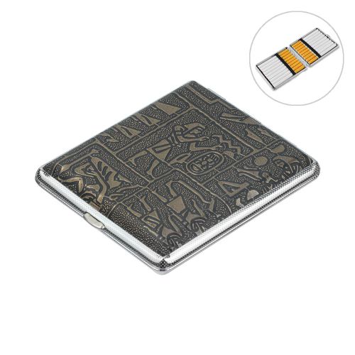 Étui à Cigarettes en cuir pour hommes et femmes,boîte à Cigarettes pour tenir 12/14/16/18/20,paquet de Cigarettes de poche - Type J-18