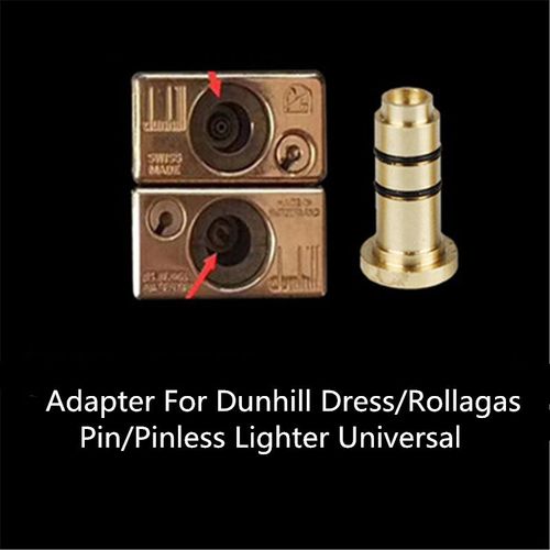 Adaptateur De Recharge De Gaz Pour Dunhill Dupont Et Autres Briquets Or Célèbres,Buse En Laiton Gonflable Spéciale Réutilisable,Tête En Cuivre,1 Pièce - Type For Dunhill Dress