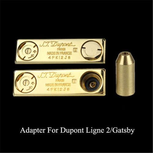 Adaptateur De Recharge De Gaz Pour Dunhill Dupont Et Autres Briquets Or Célèbres,Buse En Laiton Gonflable Spéciale Réutilisable,Tête En Cuivre,1 Pièce - Type For Dupont L2