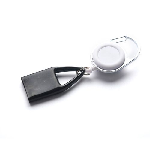 Porte-Briquet En Silicone,Housse De Protection,Clip De Sécurité,Porte-Clé Rétractable,Couverture,Accessoires Pour Fumer,1 Pièce - Type White