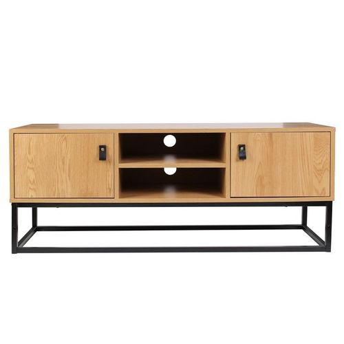 Paris Prix - Meuble Tv En Bois "Abbott" 117cm Naturel