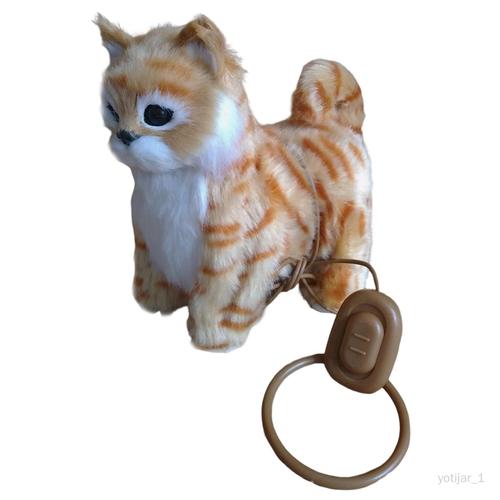 Long chat en peluche robot chat jouet marche jouets interactifs