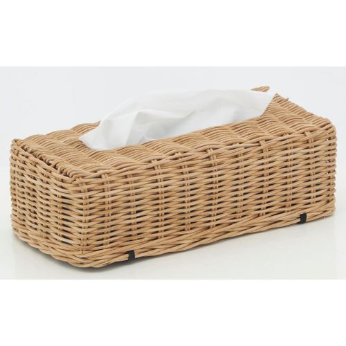 Boîte à mouchoirs en rotin naturel